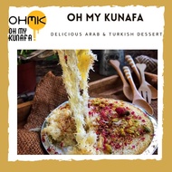 OH MY KUNAFA dessert arab manisan lazat cheese tarik rose petal pistachio