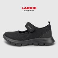 LARRIE Kasut Perempuan BLACK Kasual Sporty Slip-On Flats - L62226-KN01SV-1-BLACK