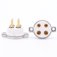 GD-PARTS 4pin Ceramic Tube Socket For 2A3 300B 5Z3 45 50 811 Vintage Hifi Audio Tube Amplifier DIY U