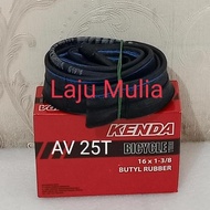 KENDA INNER TYRE 16x13/8 AV25T VALVE