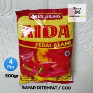 4 PCS - Cabe Giling AIDA 500 gr - Cabe Kering