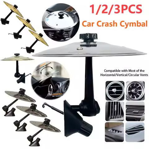 Universal Mini Drums Colliding With Cymbals Vent Decoration For Car Rugged Automotive Interior Acces