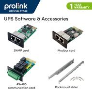 Prolink Network Management Card (SNMP, Modbus, AS-400 Relay Communication Card | Rackmount Slider) for online UPS