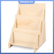 Card Display Stand Greeting Card Display Multifunctional Card Stand 3 Tier Wooden Card Display Stand