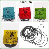 HONE 1Pack Rubber O-Ring, Rubber Waterproof Watch Gaskets, Durable Repair Tools 0.5/0.6/0.7/0.8mm O-