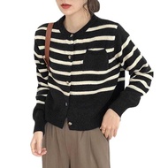 LOLI CROP KNITTED CARDIGAN_ KOREAN STIL LOLI CARDIGAN SWEATER