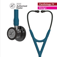 3M Caribbean Blue Tube, High Polish Smoke Finish Chespiece, Mirror Stem Cardiology IV 6234, 3M Littmann Stethoscope