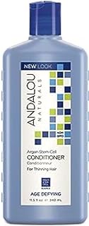 Andalou Naturals Argan Stem Cell Age Defying Conditioner, 11.5 Ounce, Thinning Hair Conditioner Helps Strengthen &amp; Smooth Hair