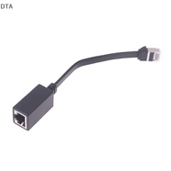 DTA 90 Degree CAT7 Network Extension Cable Flat Ultra 10G Right /Left Angle Elbow Network Wire RJ45 