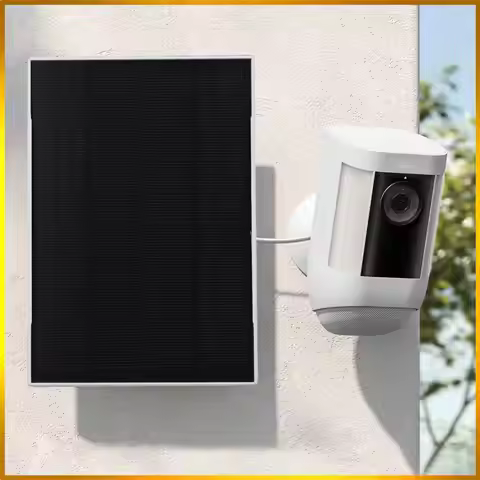 3W 6V Solar Panel Kit 360° Adjustable Wall Mount Solar Charger Micro USB+Type-C Camera Solar Panel f