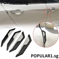POPULAR Car Door Handle Bowl Carbon Fiber Door Handle Protector Self-adhesive Cars Sticker