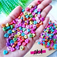 [IKA] 200pcs DOFF MIX SERIES AZ Letter Beads Mix Random Letters