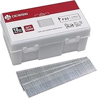 DEWBIN 18 Gauge Brad Nails, 12000 Counts 1-inch 18 GA Brad Nails, Galvanized Nails for Nail Gun, Fin