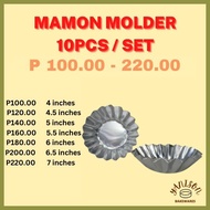 ❡ ☫ ♒ 10 pcs MAMON MOLD / MAMON MOLDER 4 4.5" 5 5.5" 6  (Aluminum)