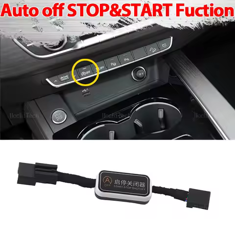 Automatic Stop Start Engine System Device Button Control Sensor Plug Stop Cancel Memory Mode Cable F