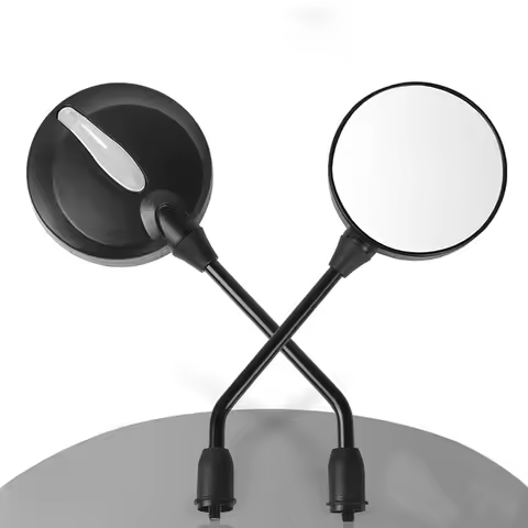 Universal 8mm Motorcycle Rearview Mirrors For Scooter E-Bike Mirrors Suzuki GN 125 Yamaha Jog BWS BW