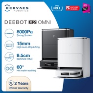 [TOP SELLER] ECOVACS DEEBOT X2 OMNI | 8000Pa Suction | 60°C Hot Water Washing | 15mm Auto-Lift Mopping | 2 Yrs Warranty