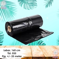 Black Silver Mulch 1.6 Meters Wide by the Kilo