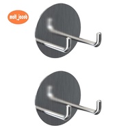 2pc Coffee Portafilter Holder Wall Mount,Self Adhesive Espresso Portafilter Rack for 51/53/58mm Port