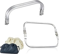 Pack of 2 200 x 90 mm Bag Frame Bag Accessories for Crochet Bags Bag Frame Fastener for DIY Purse Ha