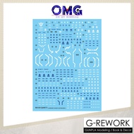 G-Rework RG OO Qant Water Decal CD-RG21 00 Qant Decal Sticker Gunpla Plamo OMG