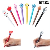 K Kpop Bts Bts Bt21 Ballpoint Pen Gel Pen Water Fan Pen