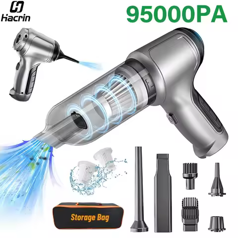 Car Vacuum Cleaner 95000PA High Power Wireless Handheld Vacuum Cleaner Cordless Powerful Hand Vacuum
