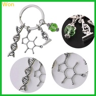 Won Science Jewelry Keyring Biology Keychain for Students and Biology Enthusiasts