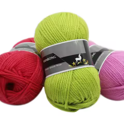 400g 245 Stick Needle Thick Wool Thread Alpaca Yarn Hand-Knitted Scarf Hat Sweater Crochet Sweater O