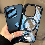 Magsafe Flower Girl Casing hp Samsung S26 A27 A37 A57 A07 A17 A06 A56 5G S24 Ultra S24 Fe A54 A36 A1