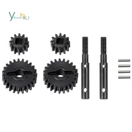 AR45 F9 Portal Axle Portal Gear Set 23T/12T and Portal Stub Axle for  SCX10 III Capra 1/10 RC Car Up
