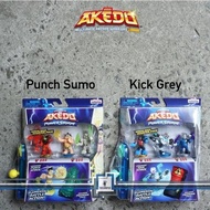 Akedo Power Storm Starter Pack Legendary Punch Kick Attack 3 Mini