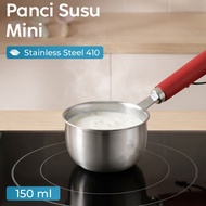 Mini Milk Pan Stainless Steel 410 Dual Drainage