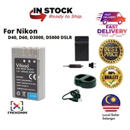 🔥READY STOCK🔥 Proocam Nikon EN-El9 Compatible Battery with dual charger & charger for Nikon D40 D60 