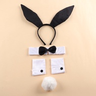 Bunny Ear Set Headband Bunny Girl Headband Easter Party Halloween Ball Headband 0104