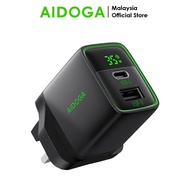 AIDOGA CH-517 35W Charger PD35W Fast Charging Charger 3 Pin UK Plug Wall Charger Wall Plug Charger