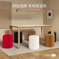 Accordion Stool Folding Paper Stool Living Room Bench Home Bedroom Storage Portable Round Stool Fold