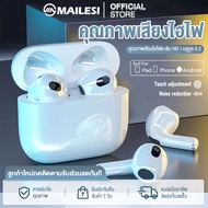 หูฟังบลูทูธไร้สาย หูฟังลดเสียงรบกวน Bluetooth 5.2 คุณภาพเสียง HI-FI ใช้ได้กับ iPhone15/14 Pro/13 Pro