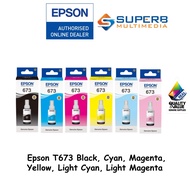 Epson T673 Original Ink [Blk,Cyan,Magenta,Yellow,Light Cyan,Light Magenta]