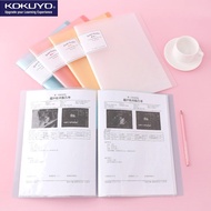 Kokuyo WSG-CBCN Pastel Cookie Pocket File / Clear Book – A4 -10 / 20 / 30 / 40 Pockets