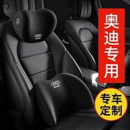 Audi Audi Car Headrest Neck Pillow A3 A4 A5 A6 Q3 Q5 Q7 E-TRON Seat Lumbar Cushion Memory Foam Pillow Cushion