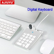 New AJIUYU USB Numeric Keypad 18 Keys with three USB Hub For iMac MacBook Air Pro Lenovo PC computer