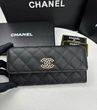 💜Chanel香奈兒 長款錢包 卡包 證件包 零錢包 禮物盒