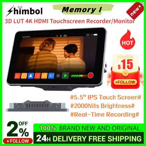 SHIMBOL MEMORY I 5.5 inch Real Time Recording Monitor IPS Touch Screen HDMI-compatible Camera Field 