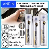 0Chrome Spray Paint 350ml/Krum Spray Paint Stainless/ Automotive Chrome Metal Coating Spray Anti-Rus