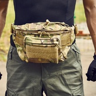Dsuhing Outdoor Waist Bag Molle Tactical Military Airsoft Backpack Hunting EDC Tools Phone Magazine Pouch Hiking Fihshing Waist Pack Hiking Backpacks