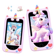 Portable Kids Game Mobile 4 Inch Touch Operation Dual Camera Shooting Educational STEM Puzzle Conten