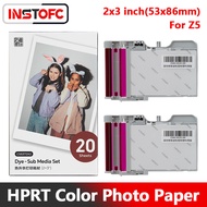HPRT Original Photo Paper 2x3 inch(53x86mm) For Z5 Color Photo Printer