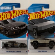 Hotwheels Hot items : Nissan Skyline R33 and Tesla Cybertruck