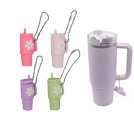 Charm Accessories for Stanley Cup,Cute Initial Keychain Handle Charm for Stanley Tumbler,Cup Shape H